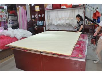 蠶絲被制造流程7